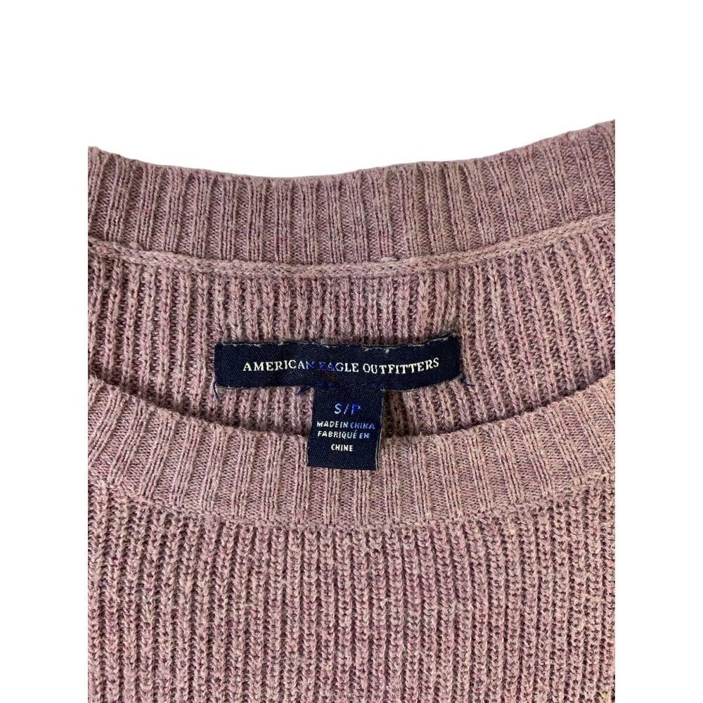 American Eagle Women's Dark Pink Top - Picture 4 of 8
